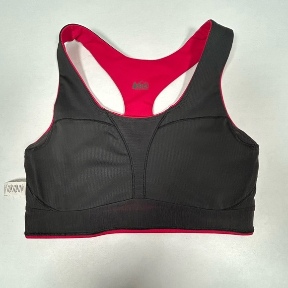 2 for$15 REI Red and Black Racerback Sports Bra - Picture 9 of 10